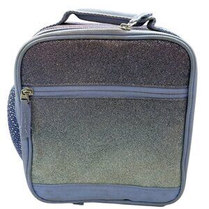 Pottery Barn Kids Glitter Ombre Lunch Box With Handle & Mesh Pocket